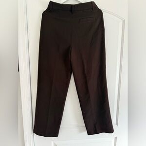OAK + FORT Dark Brown Dress Pants / New
